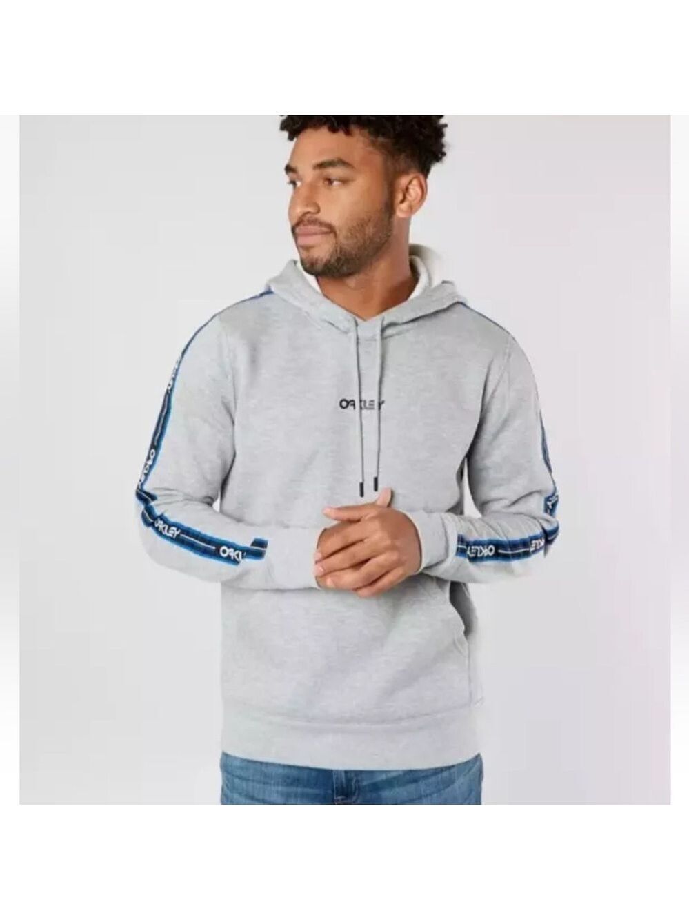 Oakley Mens Street Logo Hooded Sweatshirt Custom Fit Size XL